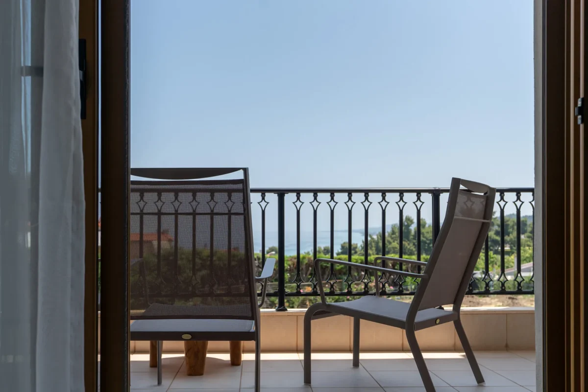 athos villa balcony